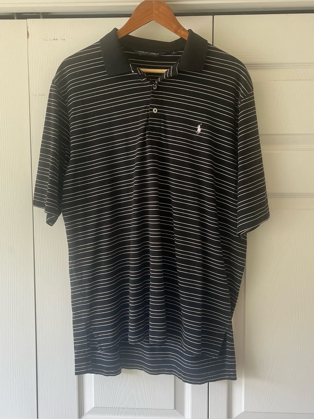Polo by Ralph Lauren Bandon Dunes Black Striped Men’s Polo Shirt